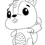 Skunkle form Hatchimals coloring pages free to print