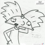 Hey Arnold Coloring Pages Head