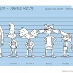 Hey Arnold coloring pages new characters design jungle movie