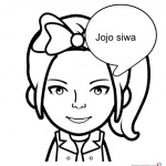 Jojo Siwa Coloring Pages Cute Simle