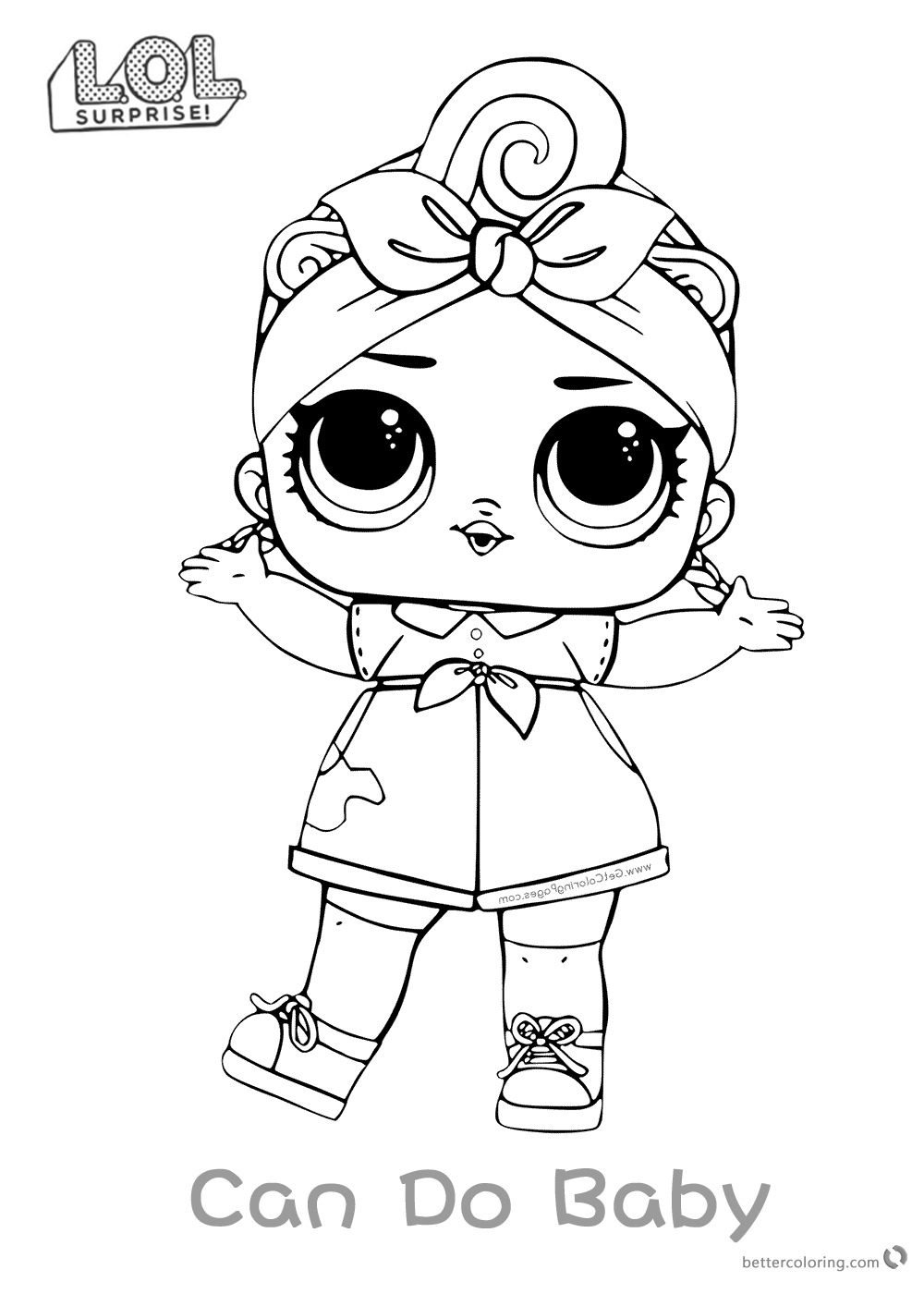 LOL Surprise Doll Coloring Pages Series 3 Can Do Baby ...