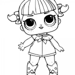 LOL Surprise Doll Coloring Pages Line Dancer