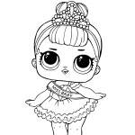 LOL Surprise Doll Coloring Pages Miss Baby