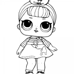 LOL Surprise Doll Coloring Pages Sis Swing