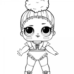 LOL Surprise Doll Coloring Pages Touchdown