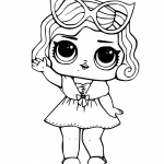 Leading Baby from LOL Surprise Doll Coloring Pages