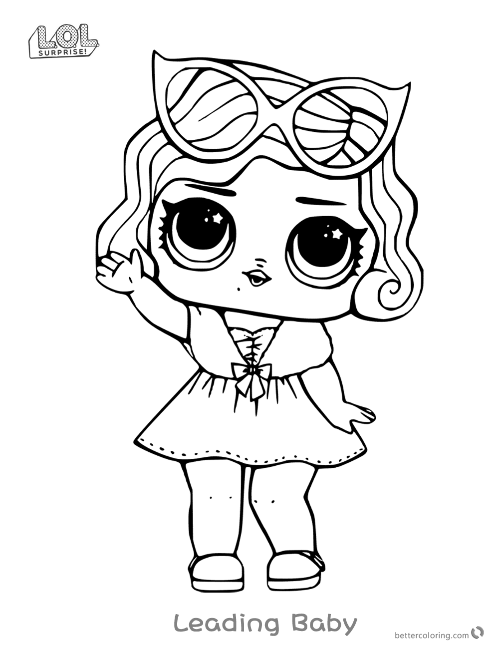 Leading Baby from LOL Surprise Doll Coloring Pages - Free ...