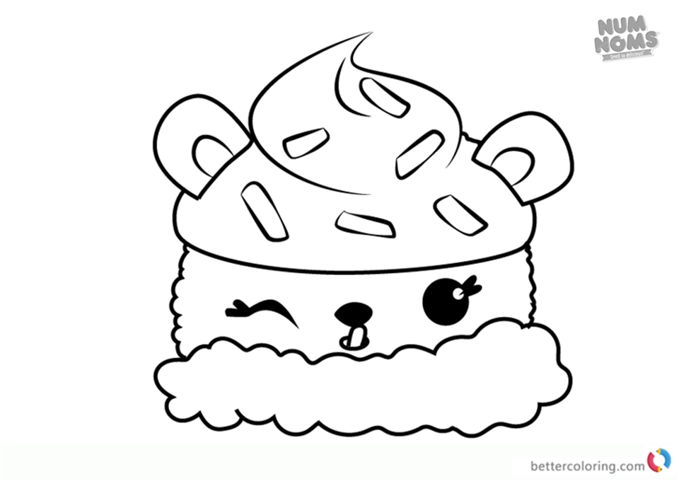 Num Noms Coloring Pages Series 2 Lemony Cream - Free Printable Coloring
