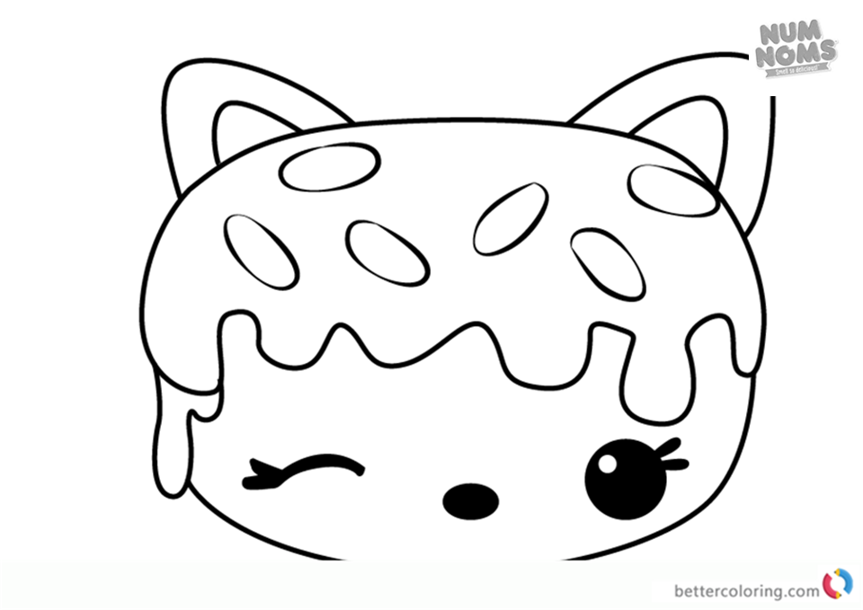 Num Noms Coloring Pages Series 3 Lemony Glaze - Free Printable Coloring Pages