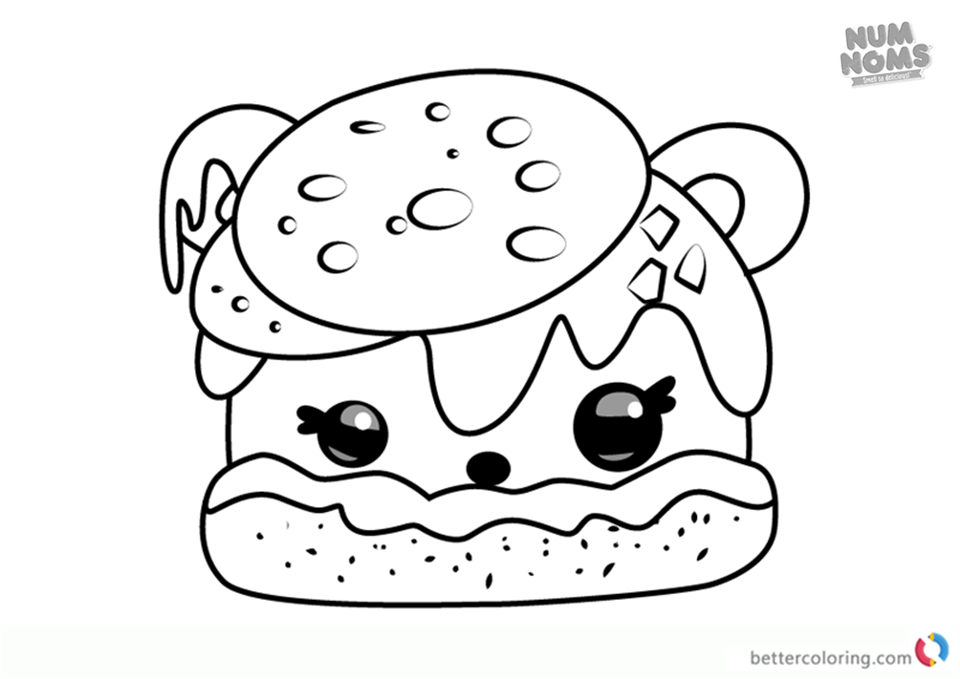 Peppy Roni from Num Noms coloring pages printable