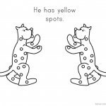 Put Me in the Zoo Coloring Pages Yellow Spots