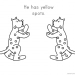 Put Me in the Zoo Coloring Pages Yellow Spots
