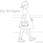 Ruby Bridges Coloring page Goes to School