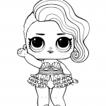 Treasure from LOL Surprise Doll Coloring Pages