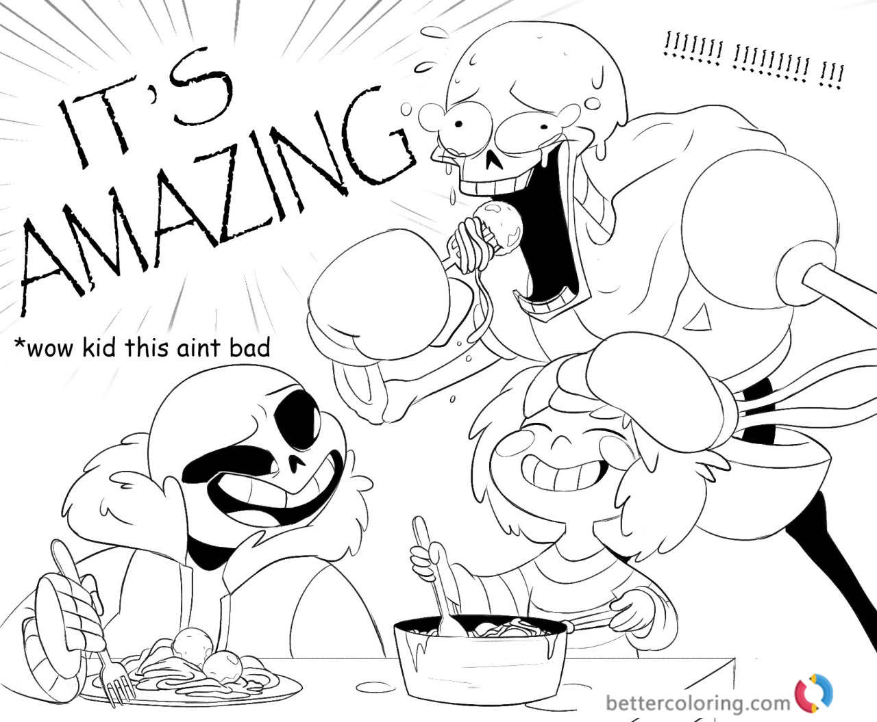 Undertale coloring pages wow kid printable