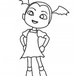 Vampirina coloring pages fan art