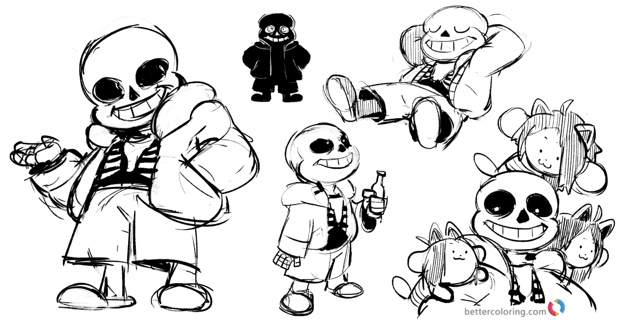Cute Undertale coloring pages - Free Printable Coloring Pages