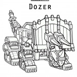 dinotrux Dozer coloring pages