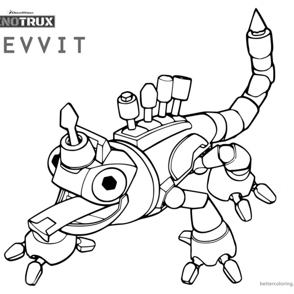 Dinotrux Coloring Pages - Free Printable Coloring Pages