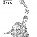 dinotrux Skya coloring pages