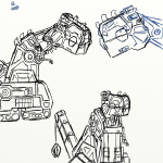 Dinotrux coloring pages D-structs by halonna