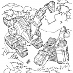Dinotrux coloring pages Ty and Skya