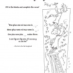 dr seuss coloring pages SONG BOOK I Can Figure
