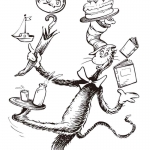 dr seuss coloring pages cat in the hat