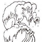 Dr Seuss coloring pages winter HORTON