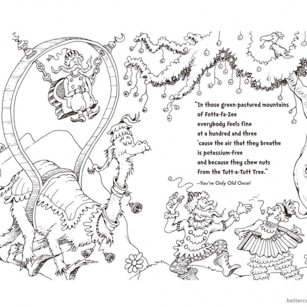 Dr Seuss coloring pages HORTON Connect The Dots - Free Printable