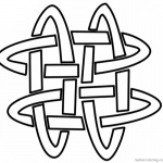 Adults Celtic Knot Coloring Pages Template