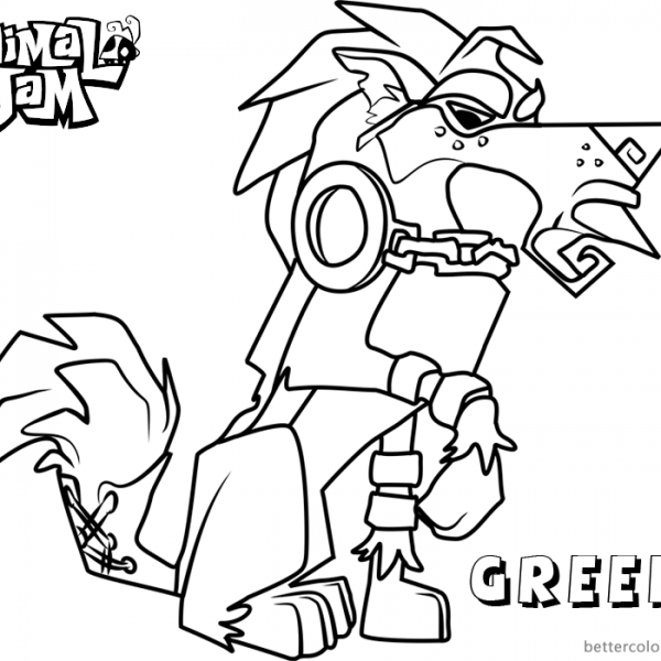 Animal Jam Coloring Pages Bunny