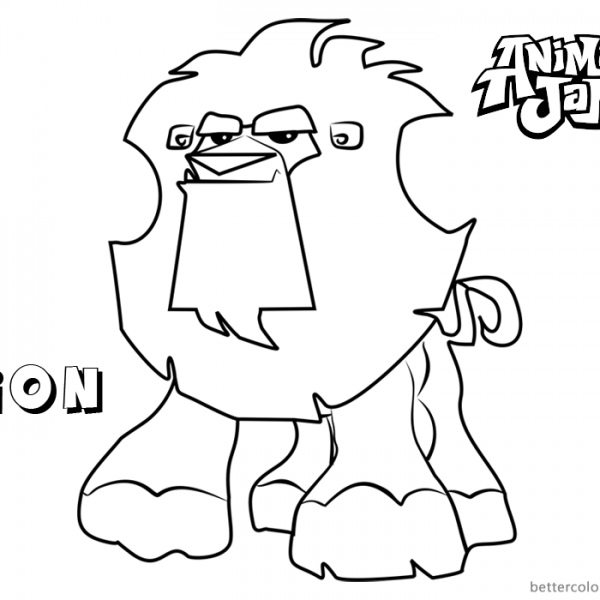 Animal Jam Coloring Pages Sir Gilbert Free Printable Coloring Pages