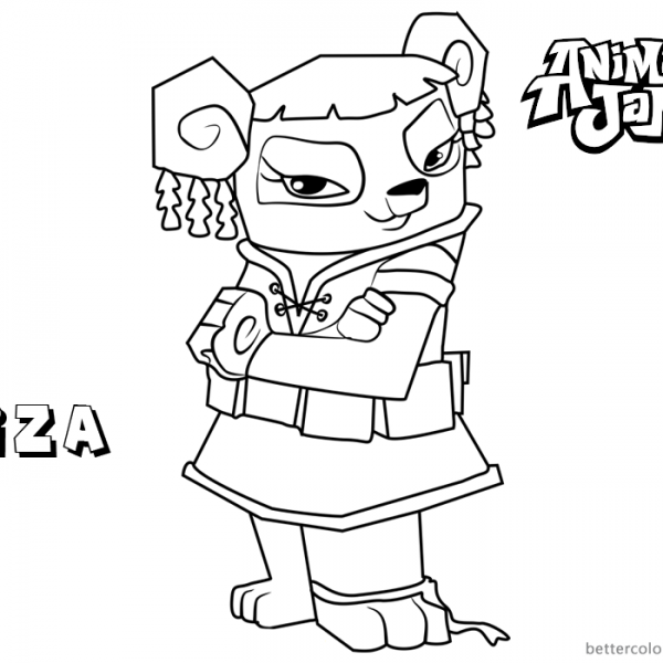 Animal Jam Coloring Pages Sir Gilbert Free Printable Coloring Pages