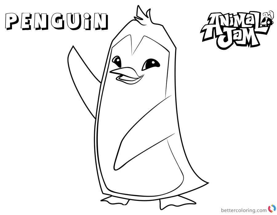 Animal Jam Coloring Sheets Printable Coloring Pages
