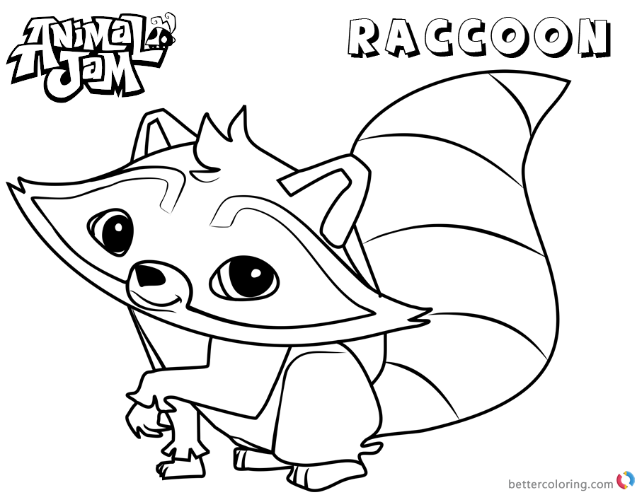 Animal Jam Coloring Pages