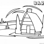 Barn Coloring Pages barn clipart