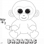 Beanie Boo Coloring pages Bananas