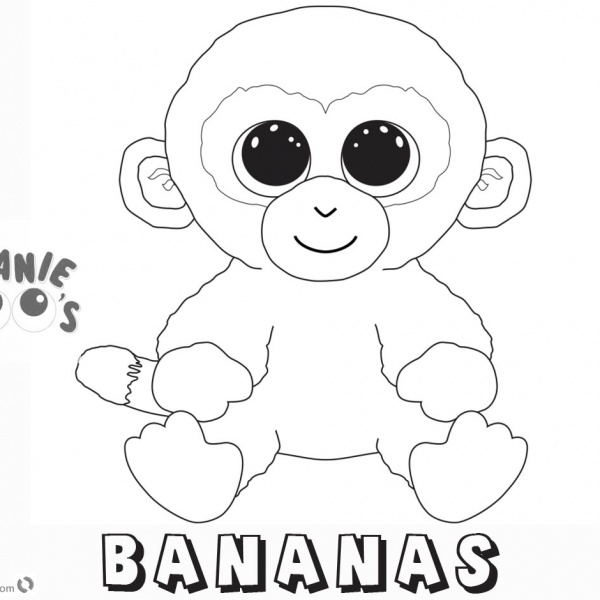 Beanie Boo Coloring pages Unicorn Rainbow - Free Printable Coloring Pages