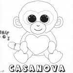 Beanie Boo Coloring pages Casanova