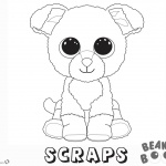 Beanie Boo Coloring pages dog Scraps