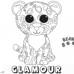 Beanie Boo Coloring pages Glamour