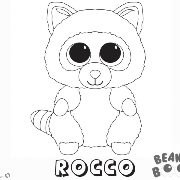 Beanie Boo Coloring pages unicorn Wishful - Free Printable Coloring Pages