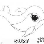 Beanie Boo Coloring pages Surf