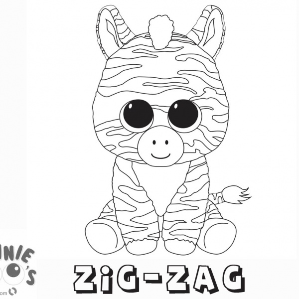 Beanie Boo Coloring pages Cat Moonlight - Free Printable Coloring Pages