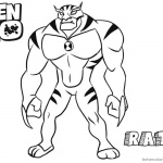 Ben 10 Coloring Pages Alien Force Rath