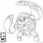 Ben 10 Coloring Pages Character Galapagus