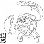 Ben 10 Coloring Pages Character Galapagus