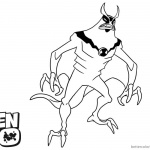 Ben 10 Coloring Pages Jetray