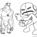 Ben 10 coloring pages Alien Force Characters